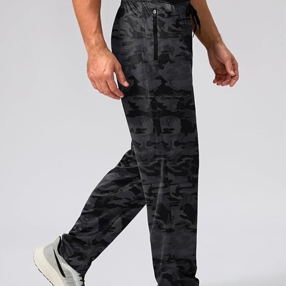 Gradual Men's Sweatpants Mesh Lightweight with Zip Pockets Breathable Quick Dry - Picture 8 of 9